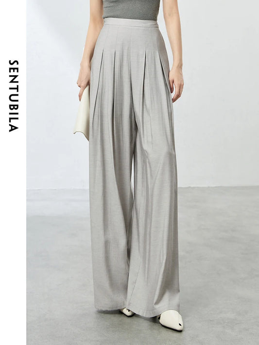 Luźne spodnie wide-leg – wygoda i styl w jednym