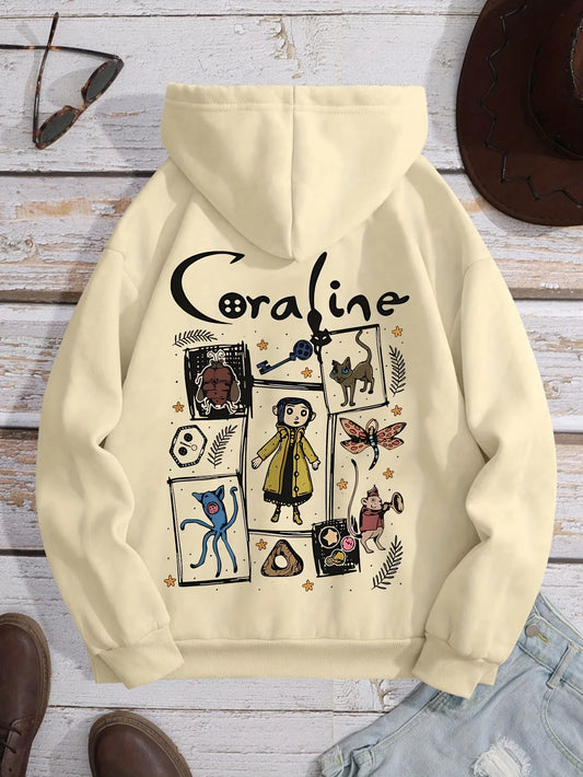 Bluza Coraline – ciepła, z kapturem i kieszenią