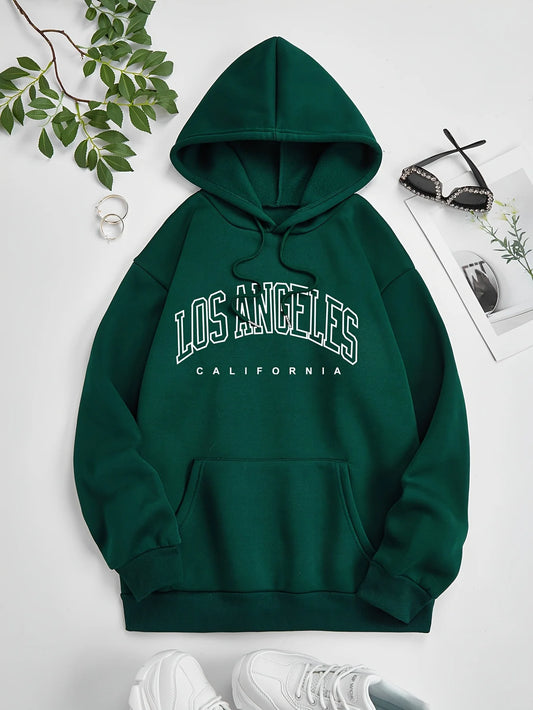 Długa bluza Los Angeles casual