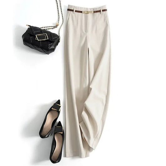 Spodnie wide-leg – luźny, prosty krój, casualowy styl