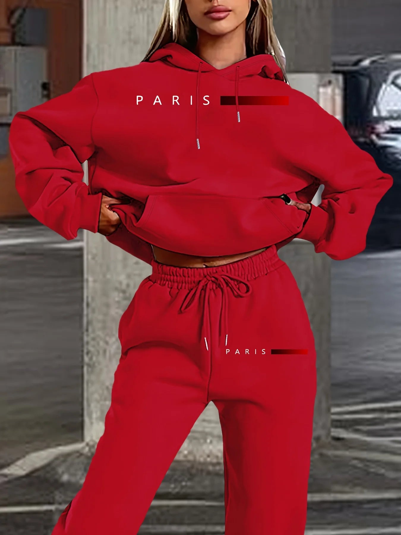 Dres oversize hoodie + spodnie