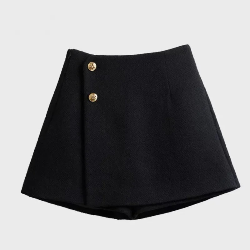 Spodnie dzwony z tweedu – klasyka w nowoczesnym wydaniu