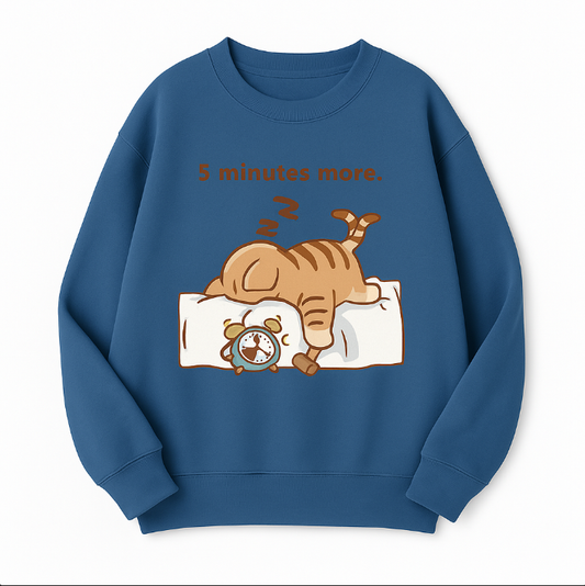 Bluza z kapturem Sleepy Cat – ciepła i przytulna na jesień