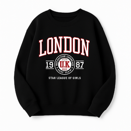 Bluza London UK 1987 – casual fleece