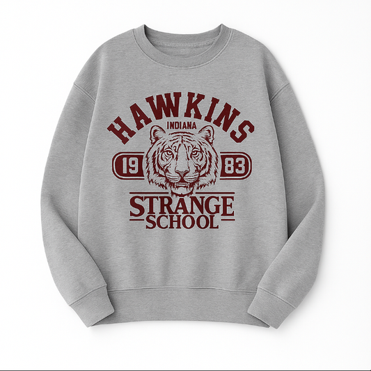 Bluza Hawkins High School 1983 – retro casual fleece