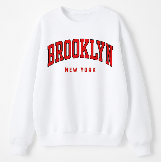 Bluza Brooklyn – kolorowy nadruk, casual hoodie