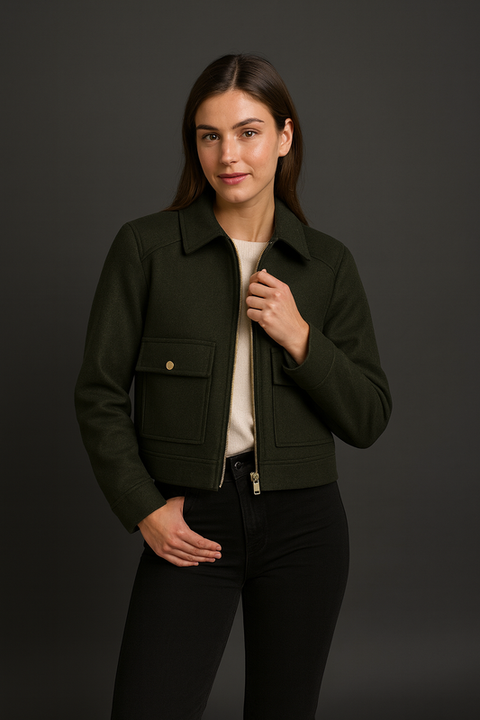 Pikowana kurtka damska z kapturem – ciepło i wygoda