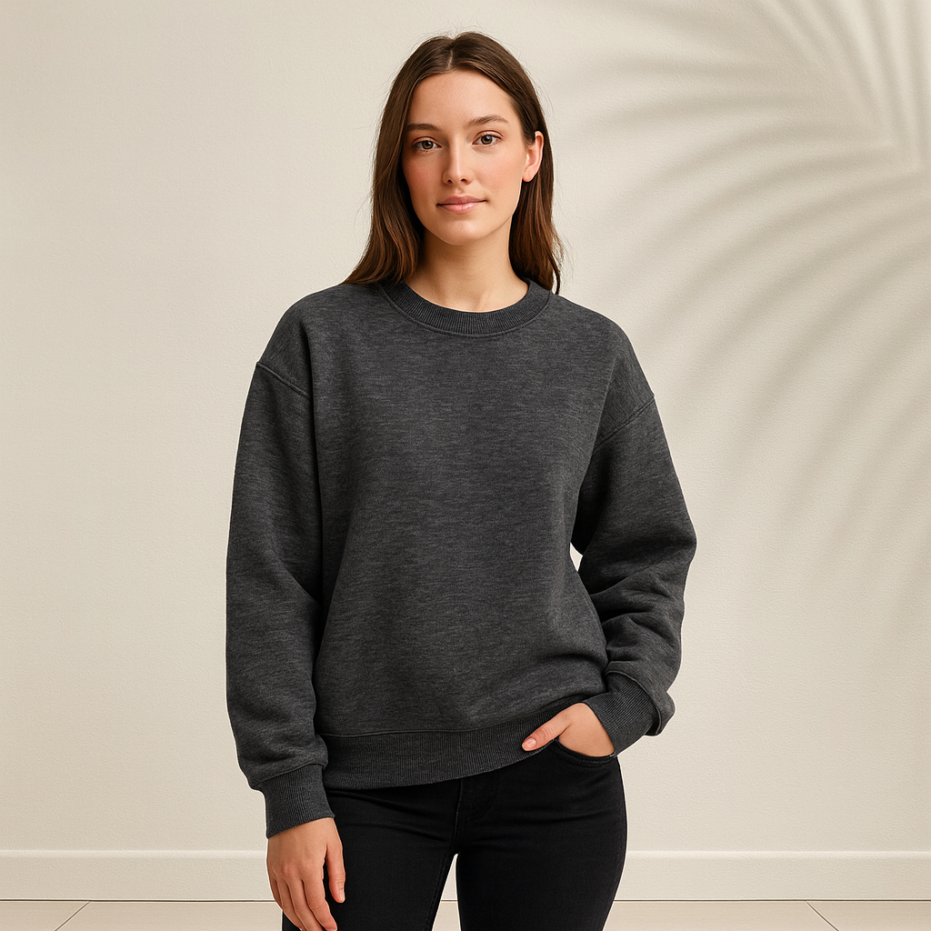 Bluza basic oversize – ciepła i wygodna