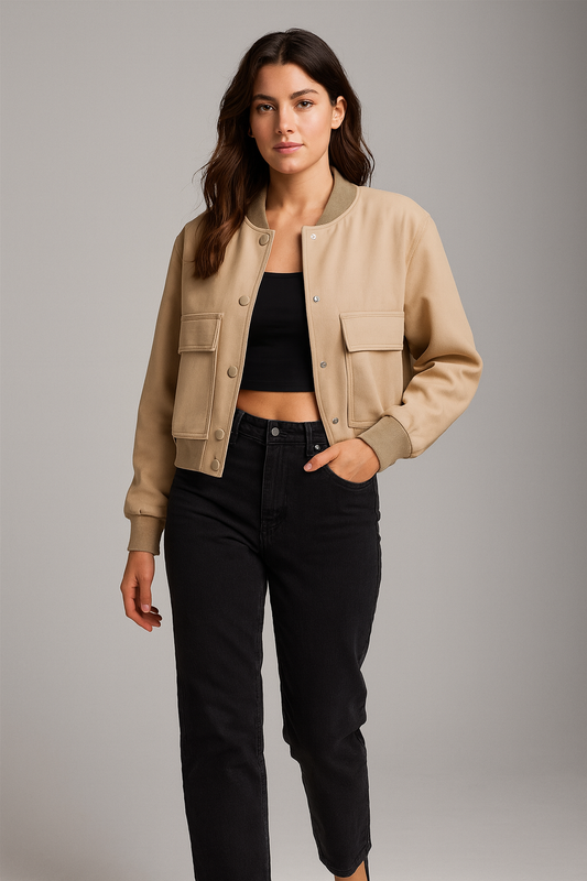 Długi płaszcz dwurzędowy – elegancka klasyka