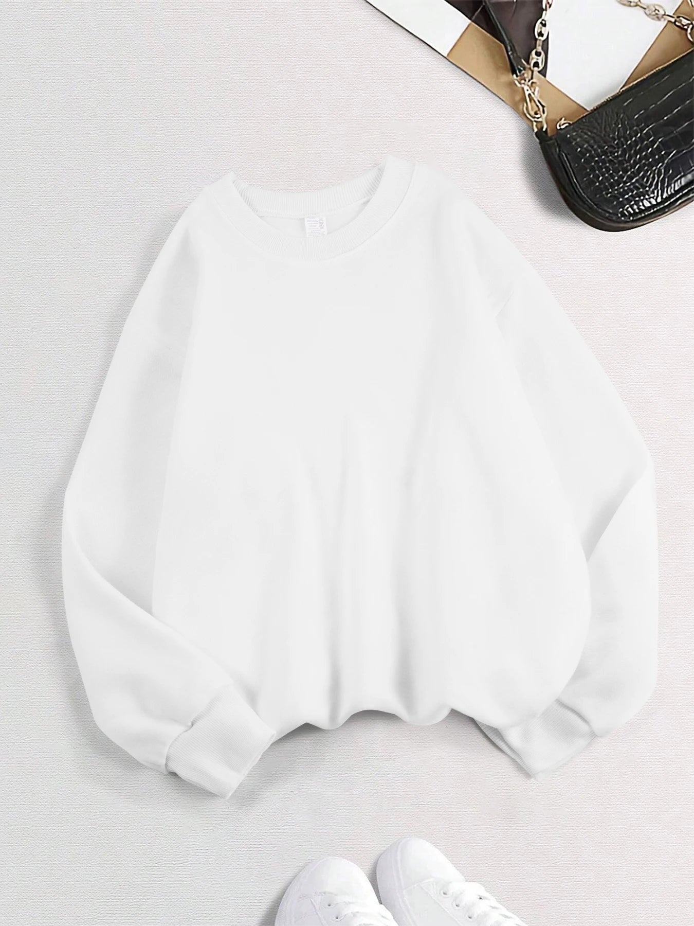 Bluza basic oversize – ciepła i wygodna