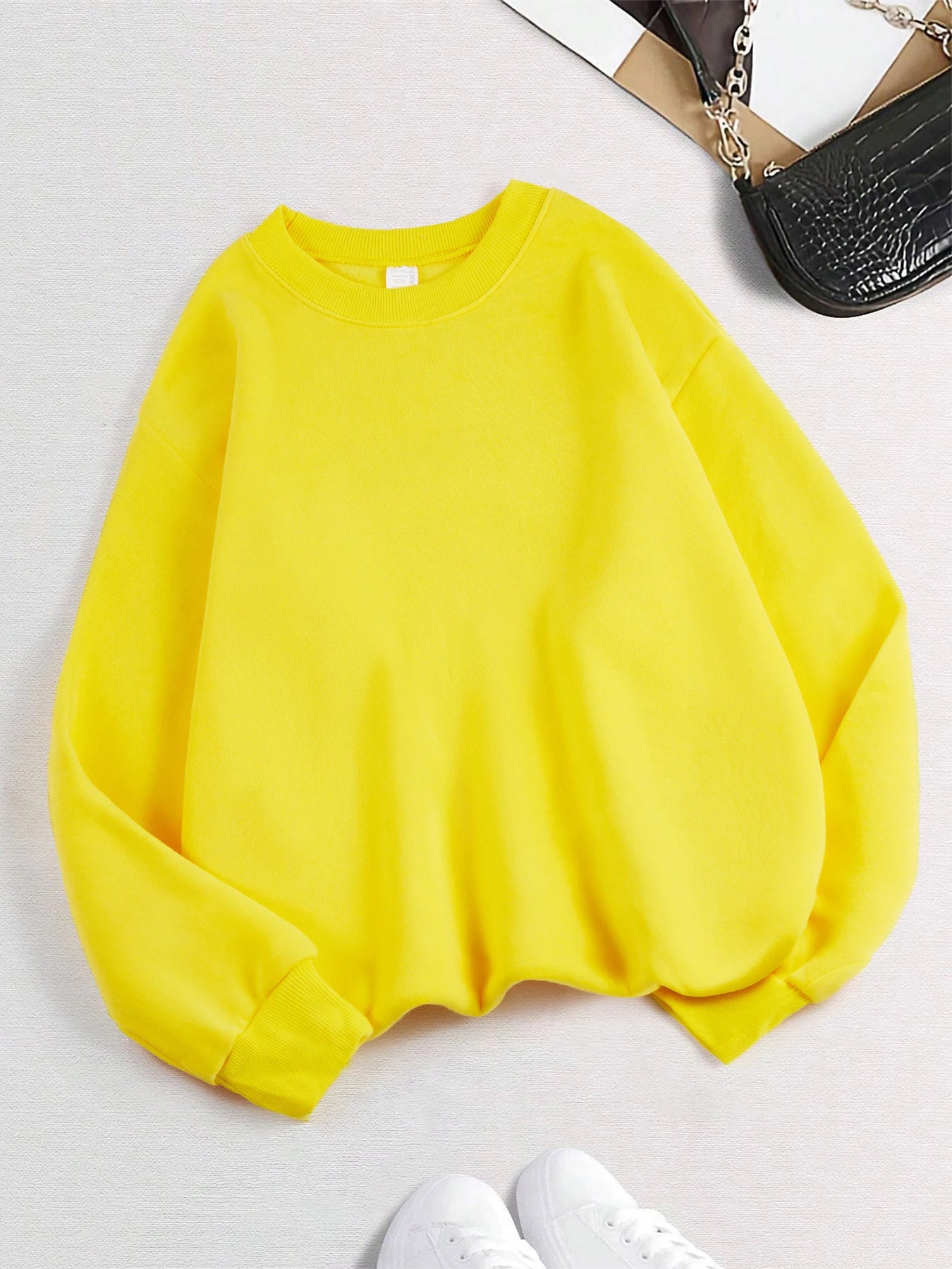 Bluza basic oversize – ciepła i wygodna