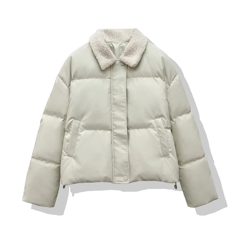 Puchowa kurtka zimowa z kaczego puchu