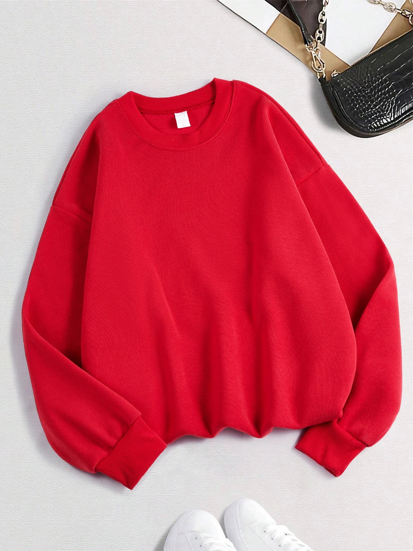 Bluza basic oversize – ciepła i wygodna