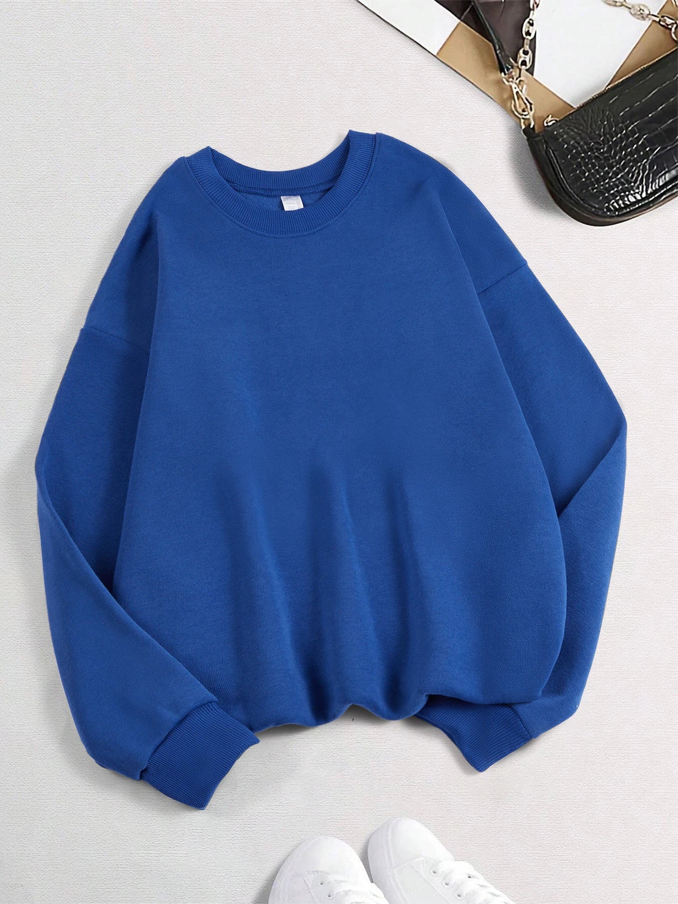 Bluza basic oversize – ciepła i wygodna