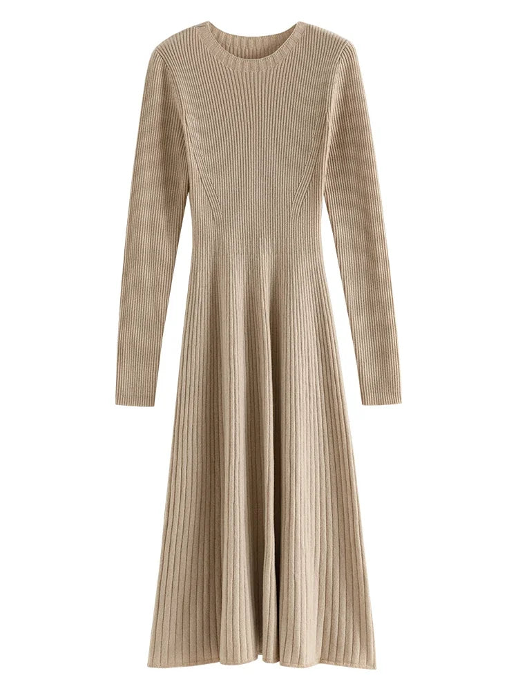 Dzianinowa sukienka maxi – FSLE