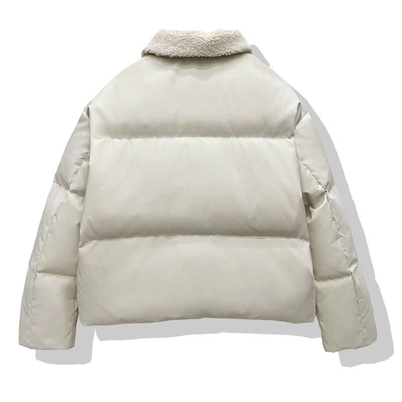 Puchowa kurtka zimowa z kaczego puchu