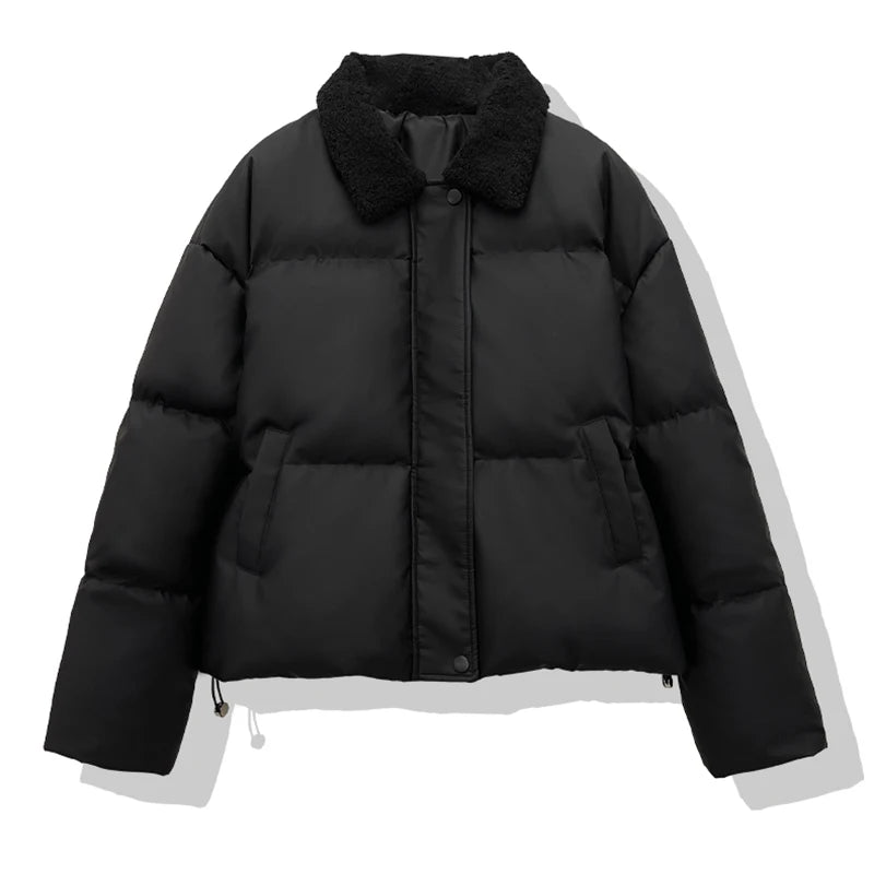 Puchowa kurtka zimowa z kaczego puchu