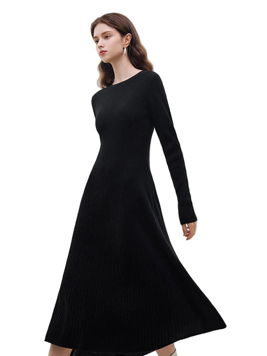 Dzianinowa sukienka maxi – FSLE