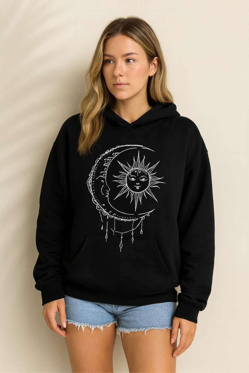 Bluza Sun & Moon – hoodie z grafiką