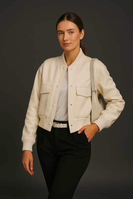 Bomberka z kieszeniami – casualowy basic